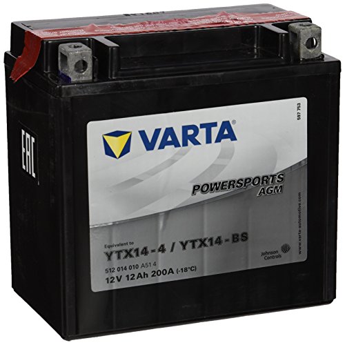 Batería de Motocicleta Varta YTX14-BS 12V 12 Ah