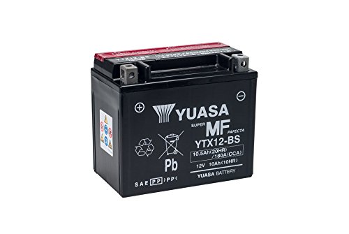 Batería Moto Yuasa YTX12-BS 12V 10Ah