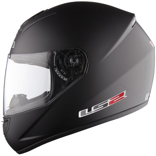 Casco de Motocicleta LS2 FF351 Mono Mate Negro