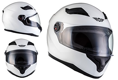 Casco Moto X86 Gloss White ECE certificado Blanco