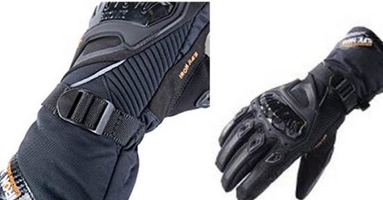 a lo largo jugar artería Guantes de moto táctiles para invierno, viento y lluvia Iron Jias