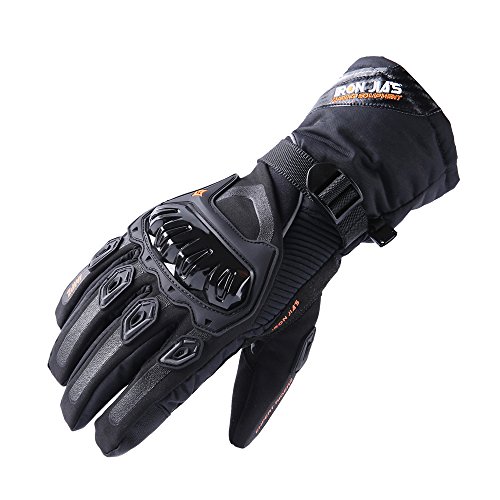 Guantes de moto táctiles para invierno, viento y lluvia Iron Jias