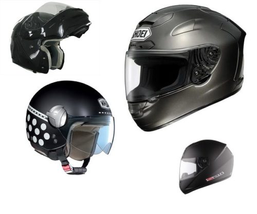 Tipos de cascos de moto