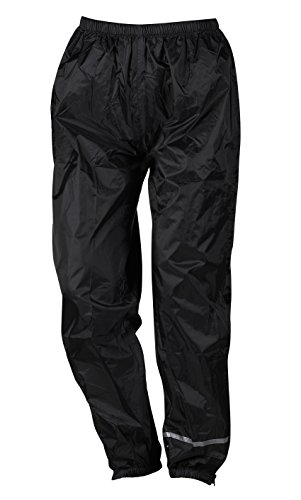 Pantalón para motociclista impermeable negro Nerve Easy Rain